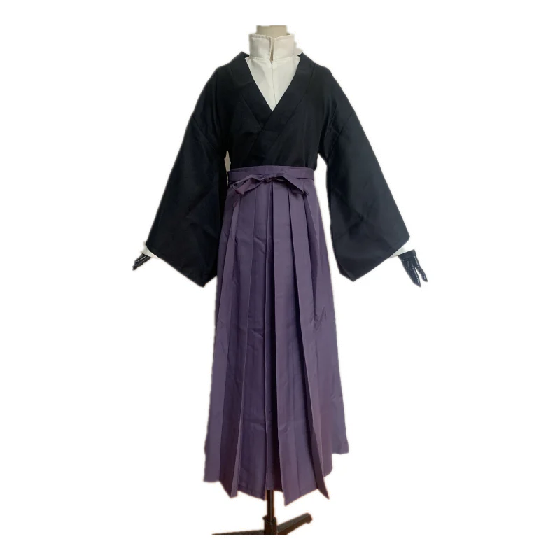 Anime Toilet-Bound Cosplay Costume Hanako-kun Hakama Pant Kendo Kossume Cosplay Tsukasa Yugi Samurai Kimono Set Men Women Outfit