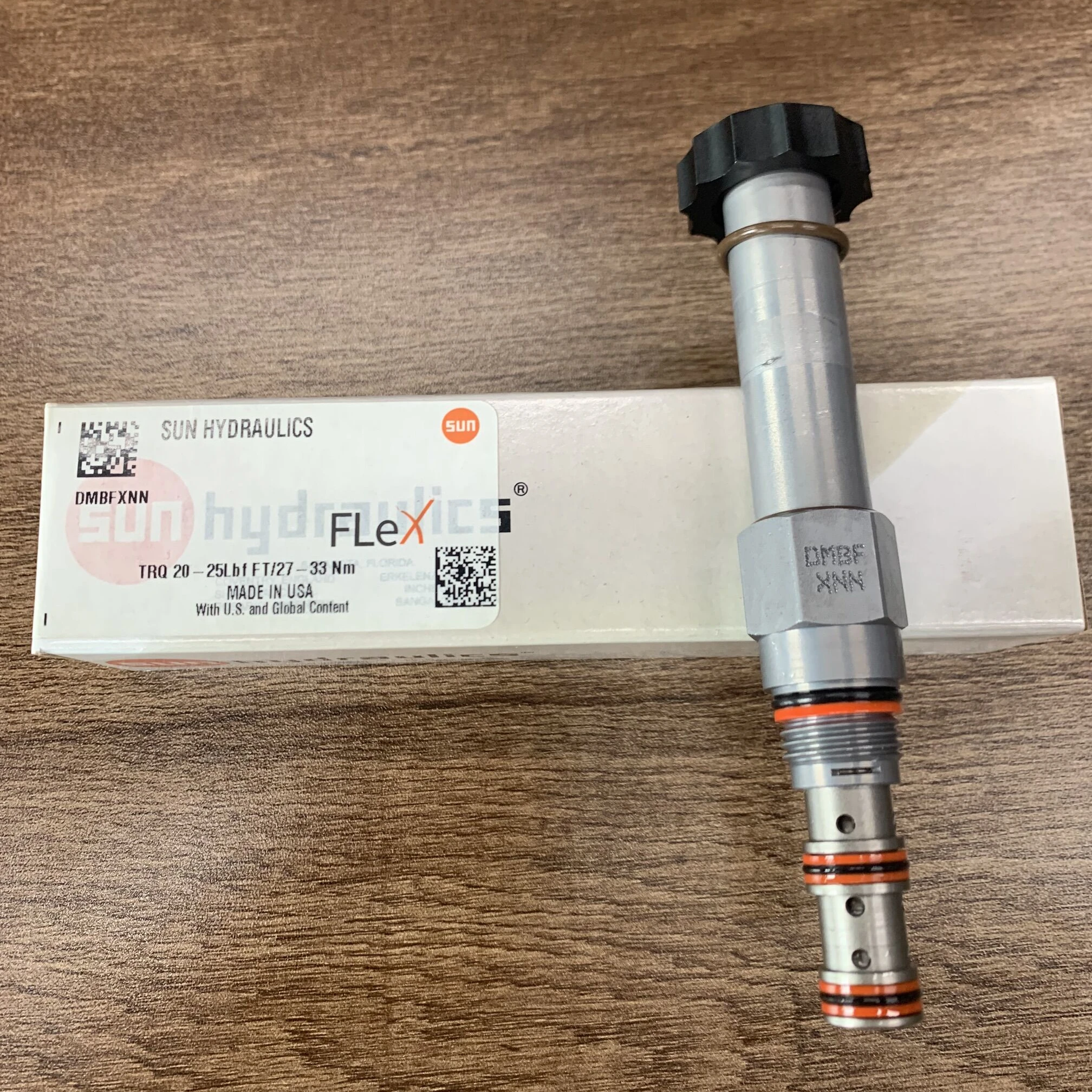 DMBF-XNN DMBFXNN DMBF XNN SUN صمام خرطوشة الأصلي الهيدروليكي سلسلة FLeX 3-way، صمام بكرة اتجاهي يعمل بالملف اللولبي