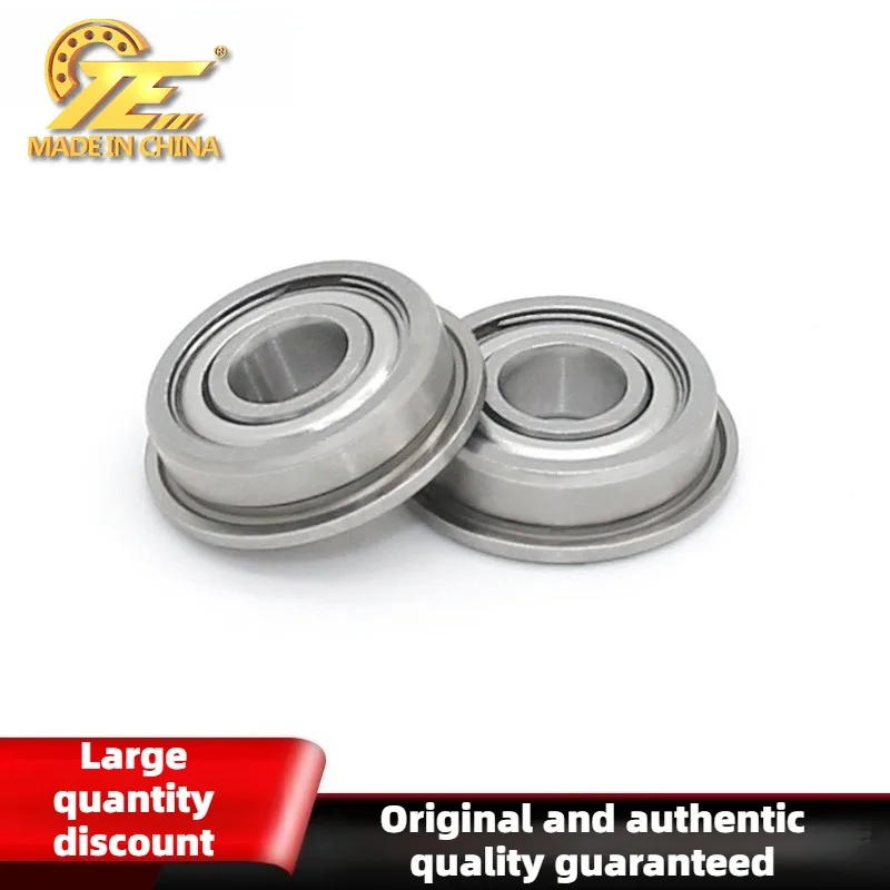 Stainless steel anti-rust flange bearing SF695ZZ small deep groove ball with flange edge bearing