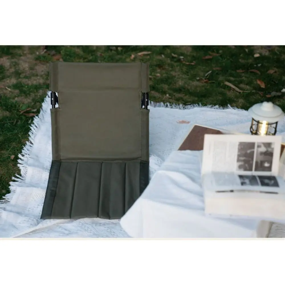 Aluminum Alloy Frame Foldable Camping Chair Comfortable Sitting Backrest Chair Portable Folding Seat Stable - Image 3