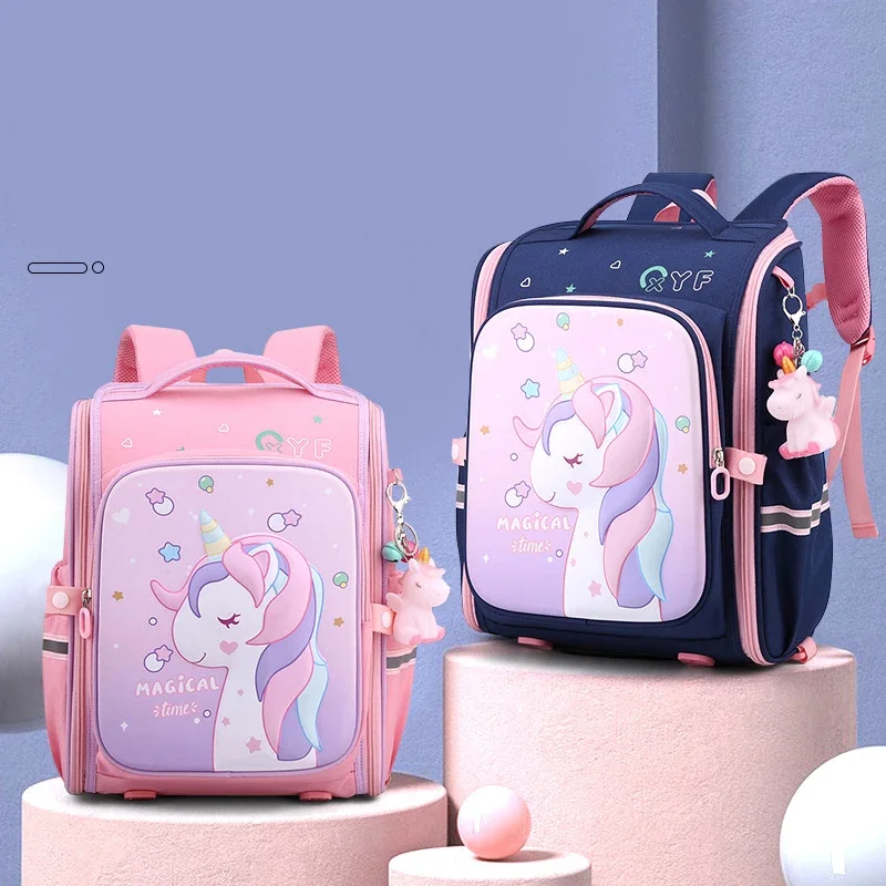 Primary School Backpacks for Girls Teens Cute Bookbags School Bag Lightweight Orthopedic Students Daypack