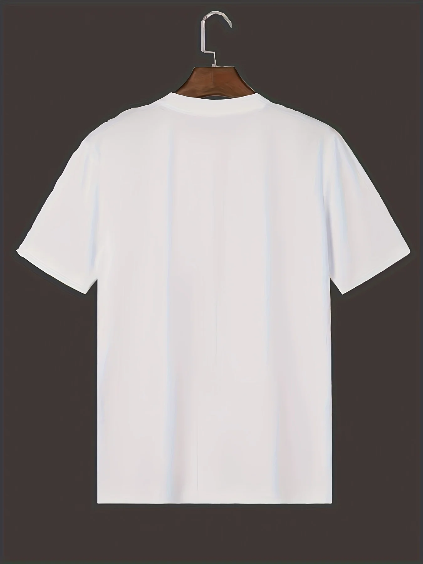 เสื้อยืดคอกลมหรูหราสําหรับผู้ชายผ้าฝ้าย 100% |   รูปแบบเรขาคณิตข้างขึ้นข้างแรม พอดีปกติสําหรับฤดูร้อน - สไตล์ธุรกิจลําลอง