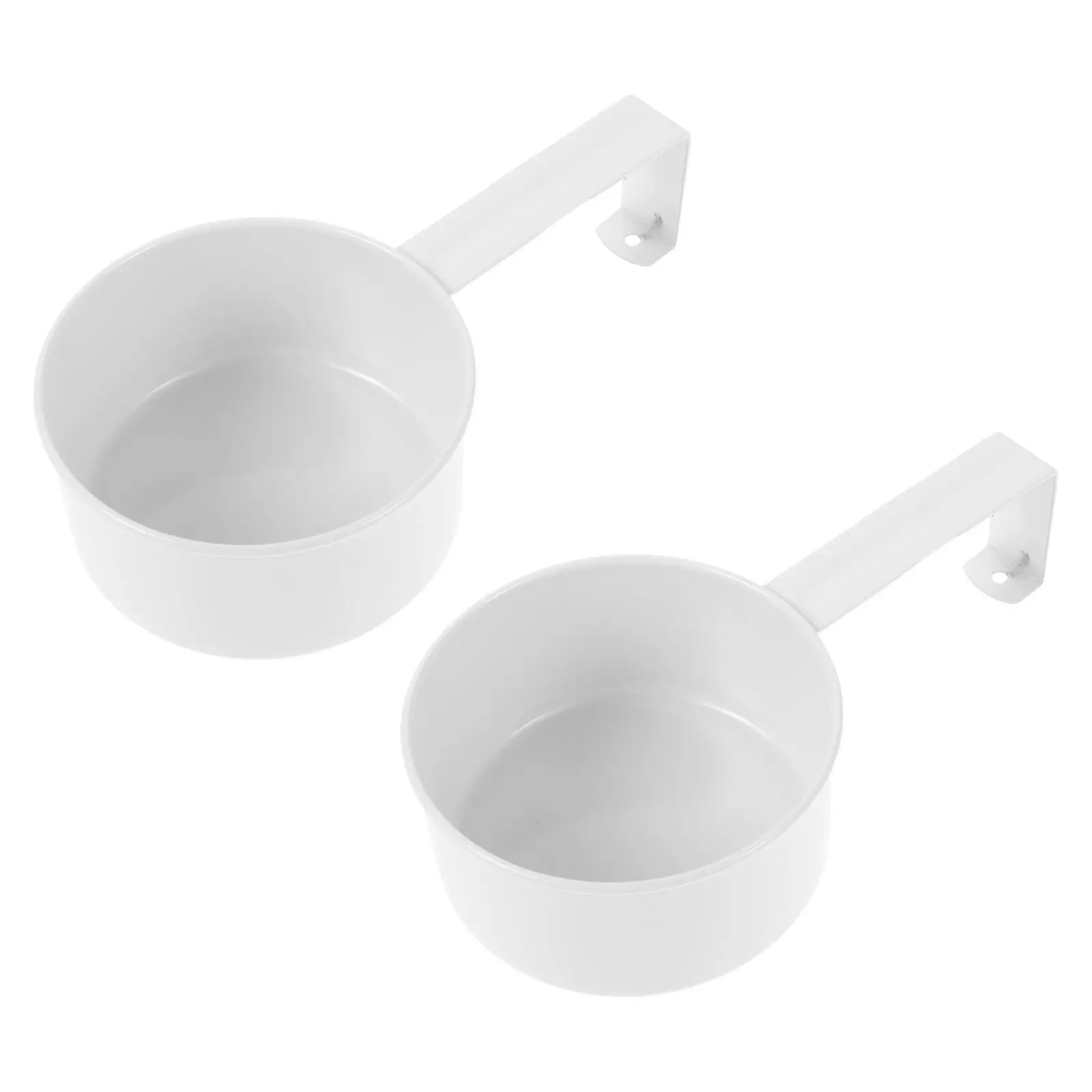 2Pcs Heavy Duty Iron Measuring Spoon Scoop for Washing Powder Detergent Flour Rice Dog Food Cat Food Dry Goods Scoop for Powder