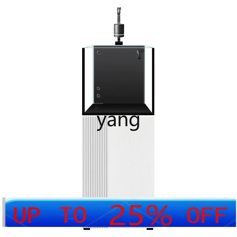 

LMM fish tank ecological living room small ultra-white glass goldfish tank aquarium floor-to-ceiling household