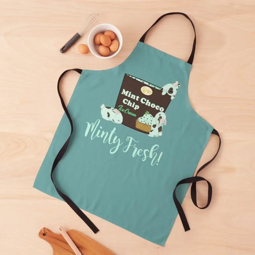 

Mint Chip Ice Cream Apron Sexy Woman Kitchen Salon waiter Apron