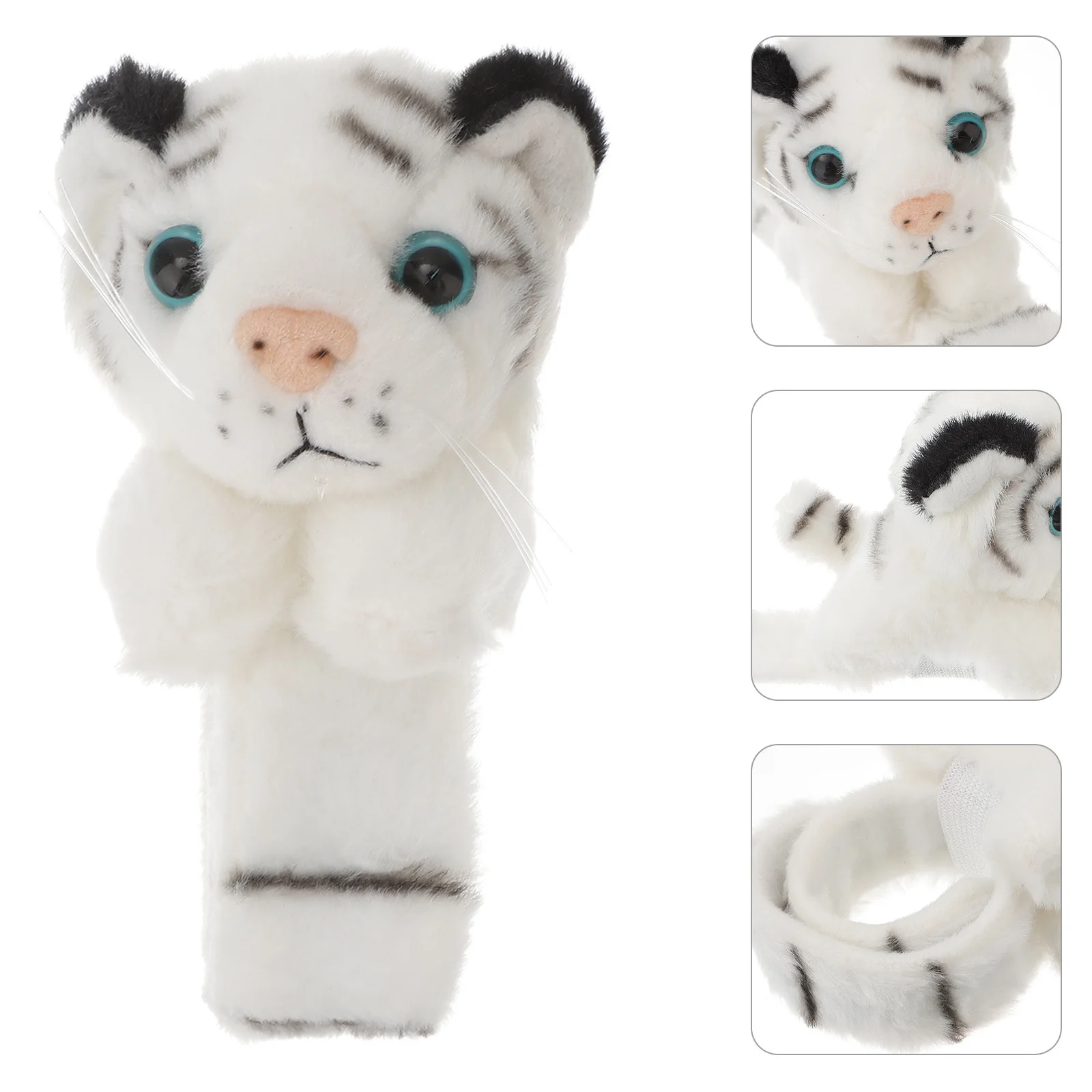 

1 шт., браслет для детей, дизайн с изображением тигра, забавный браслет для игр, вечеринка, подарок, носимый для детей, пощечины