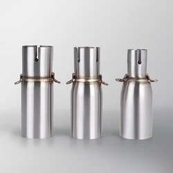 Motorcycle Modified Exhaust Pipe, Various SizesSuitable for 28-45mm Adapter 51mm Middle Link Pipe