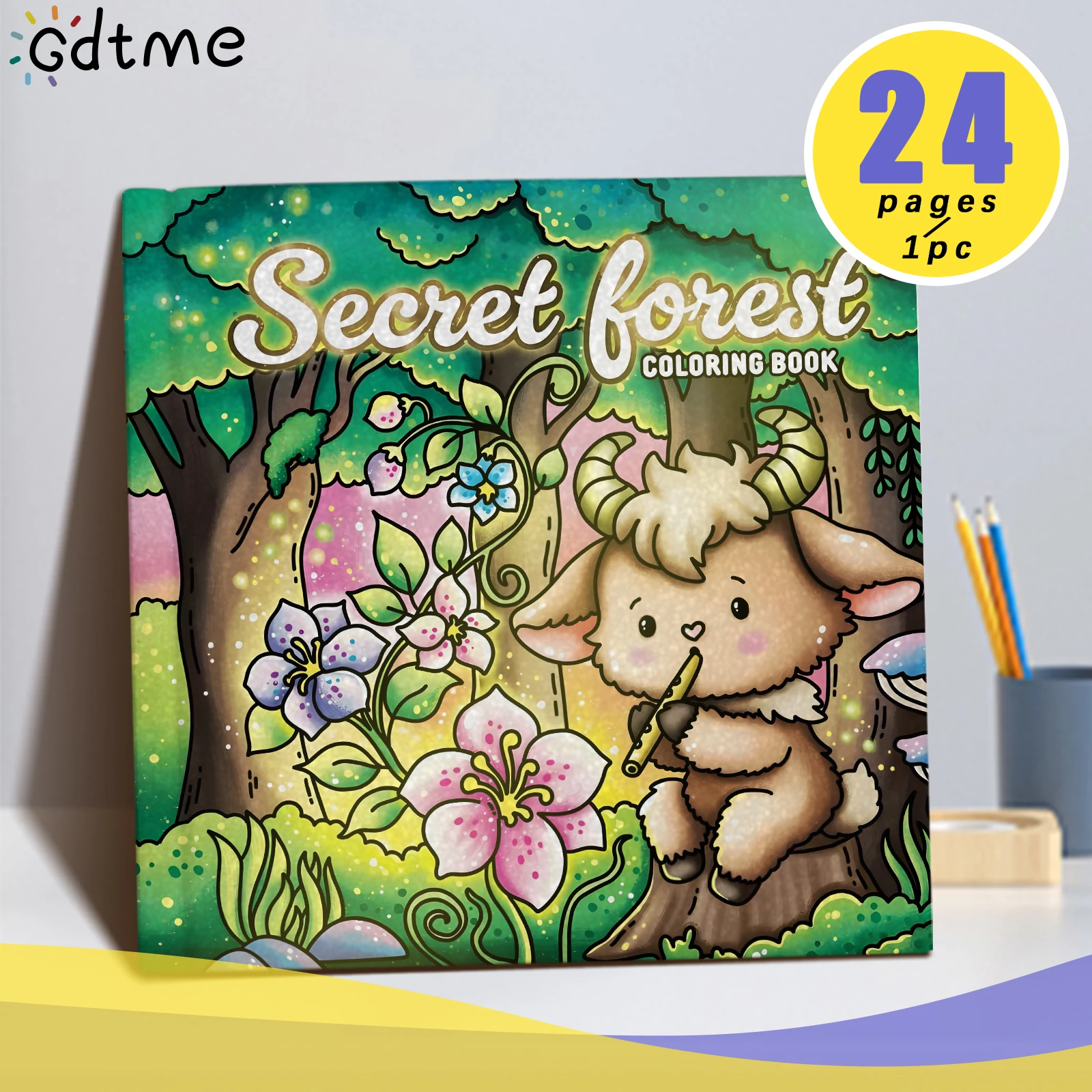 Secret Forest Coloring Book Simple Joys Stress Relief Drawing Book Perfect Gift for Party and Birthday Christmas
