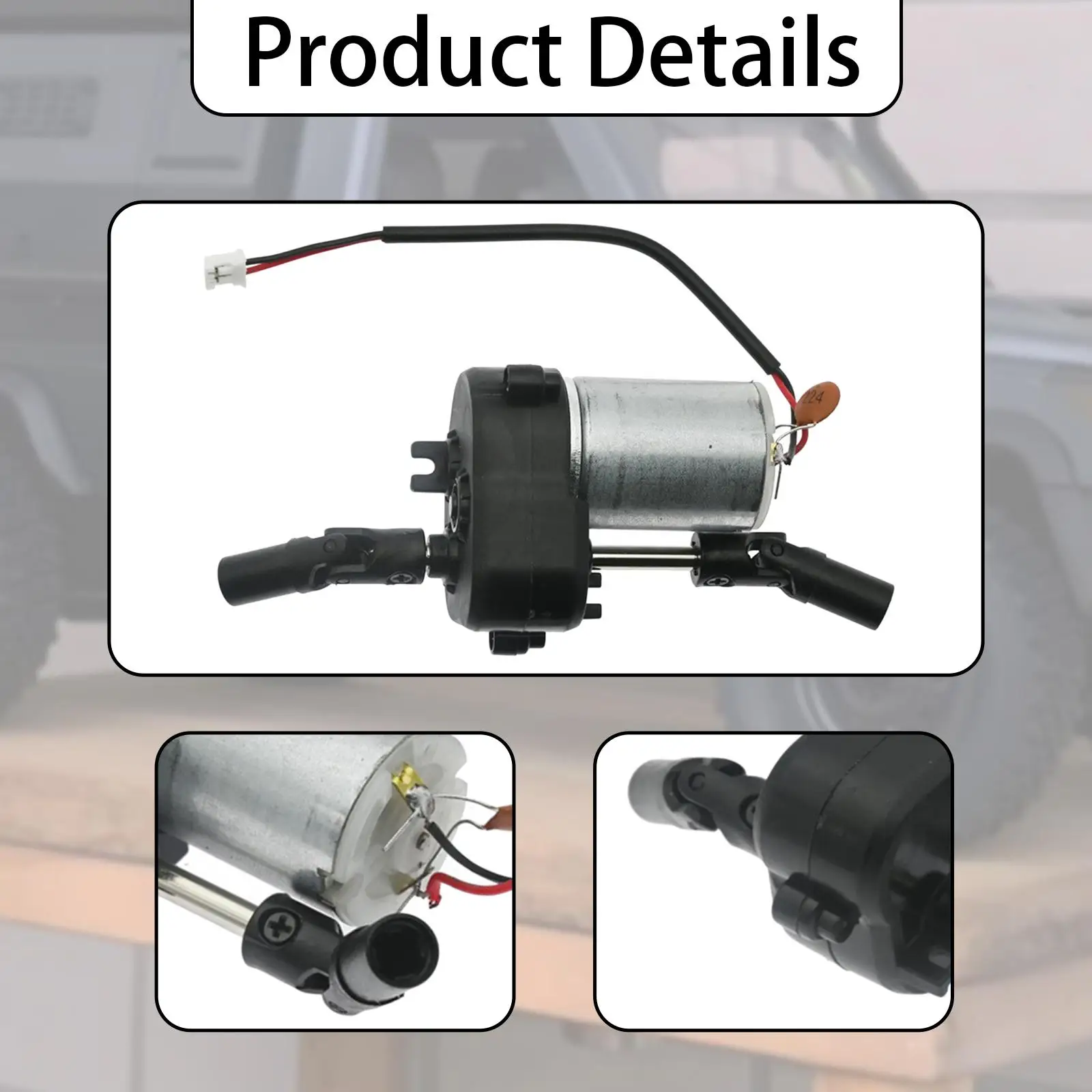 1/12 rc carro 280 substituição do motor resistente peça do veículo de escalada substituir controle remoto parte do carro para 82pro 82s mn82 mn78 mn99s 98