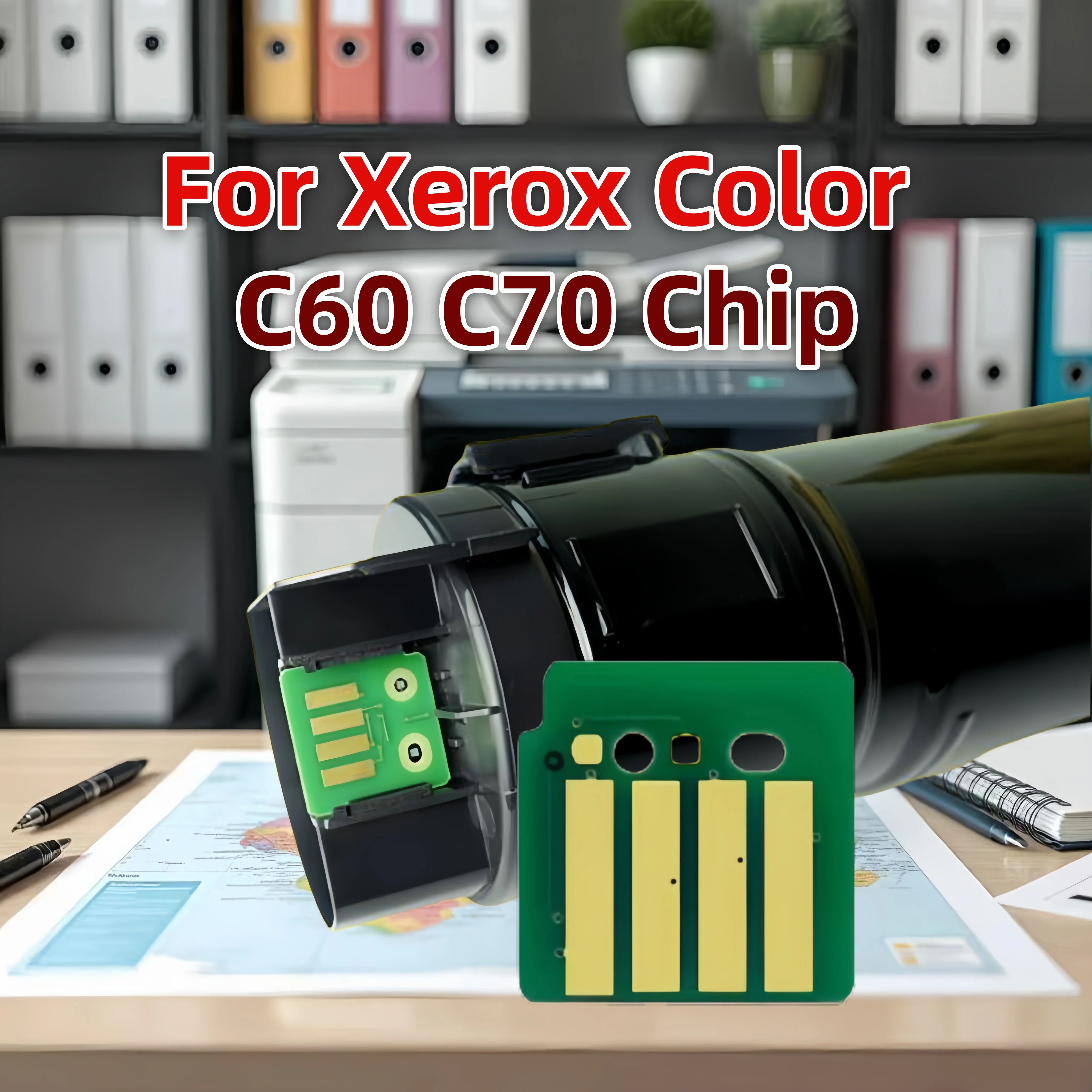 

12 шт. для Xerox Color C60 C70 тонер-чип 006R01659 006R01660 006R01661 006R01662 работает стабильность 100%