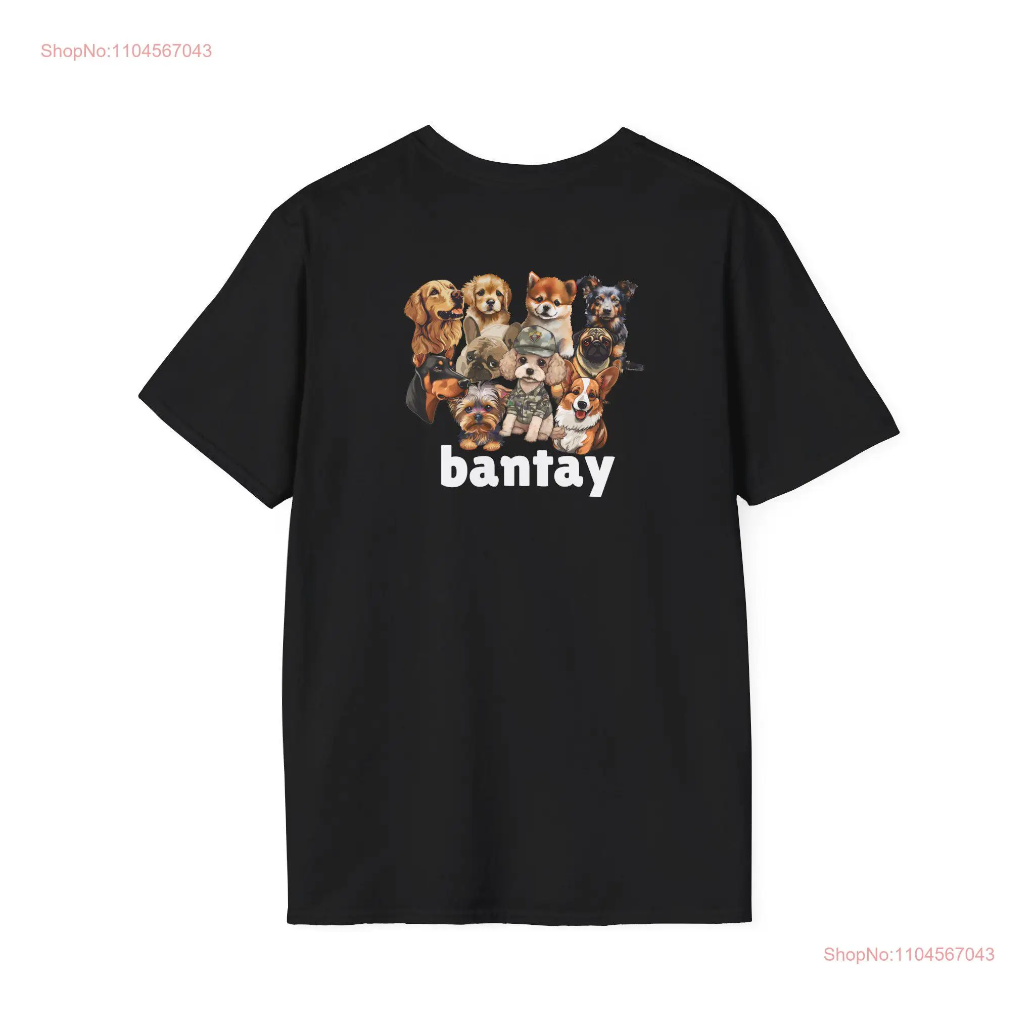 Bantay Softstyle Back PrinT T Shirt Dog Philippines Tagalog Pinoy Pride Apparel long or short sleeves