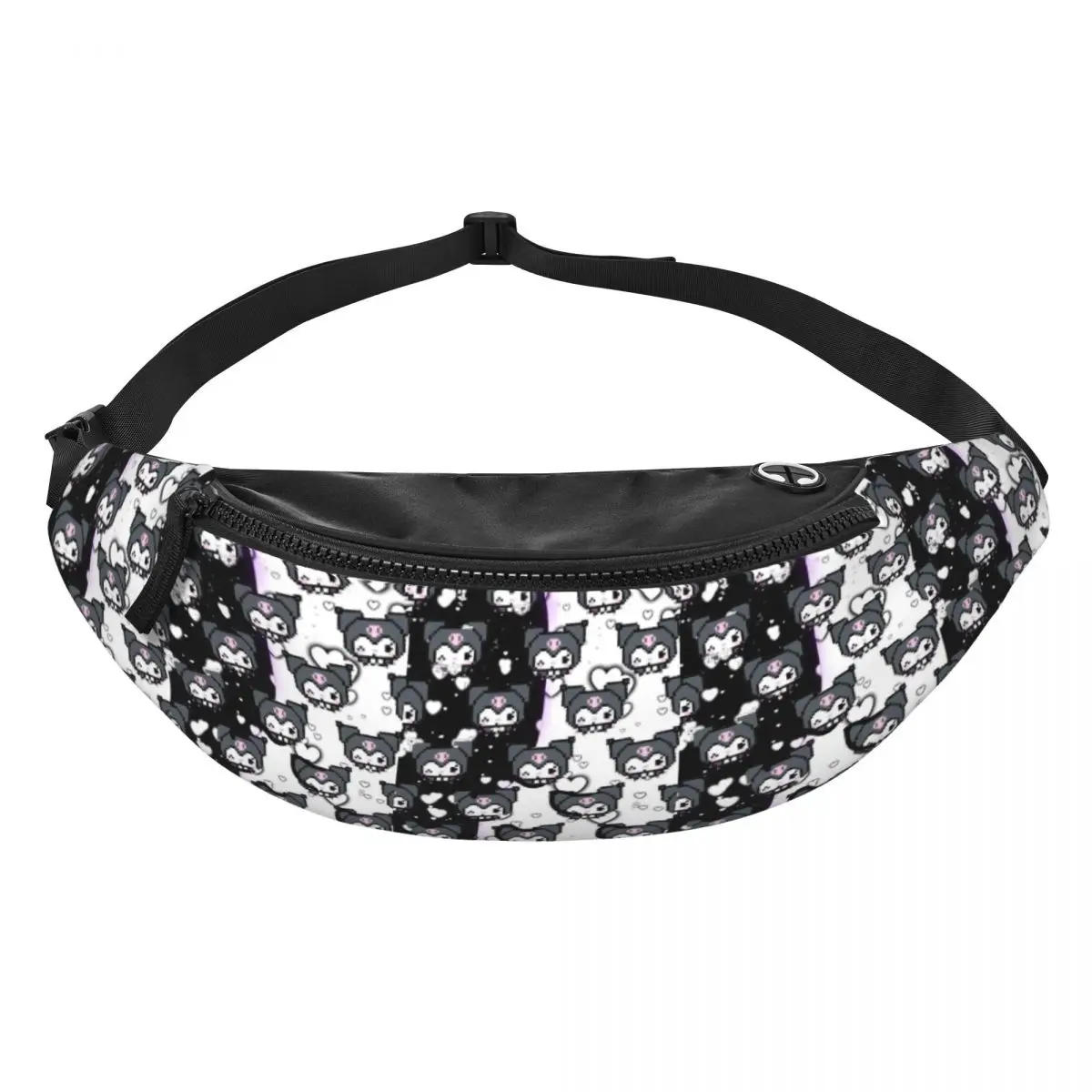 

Custom K-Kuromies Fanny Pack Men Women Casual Crossbody Waist Bag for Traveling Phone Money Pouch