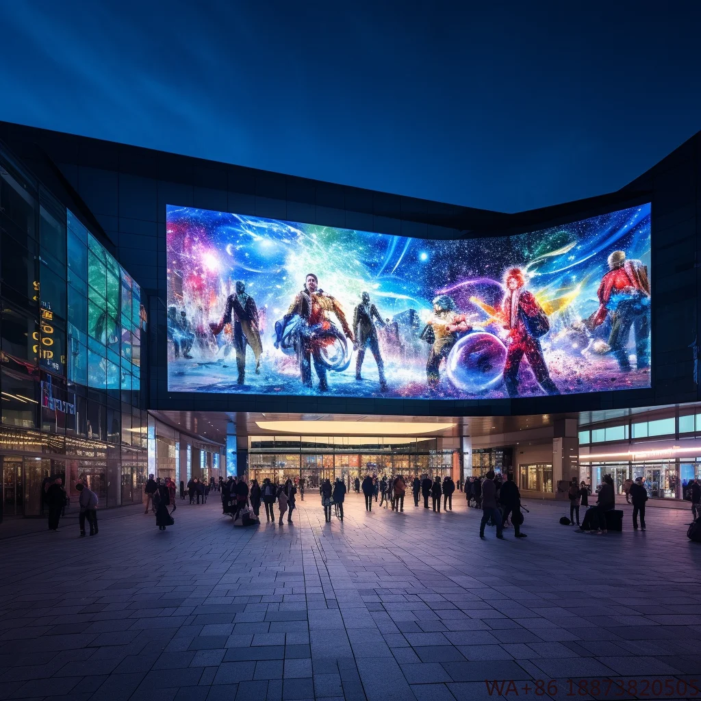 

Светодиодный дисплей Заводской наружный видеостенный экран Полноцветные дисплеи P5 Высокая яркость IP65 Водонепроницаемый дисплей