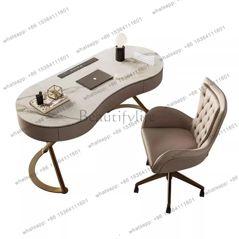 

Bedroom Luxury Office Table Aesthetic Upgrade Nordic Executive Office Desk Standing Specialty Mesa De Escritorio Furniture