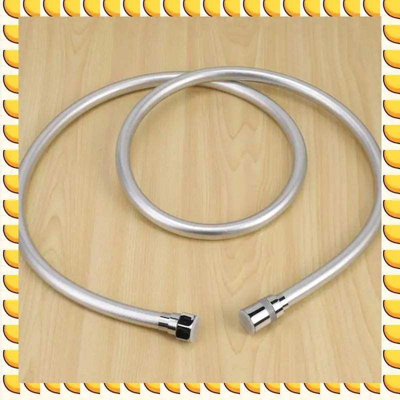 

BAAU 4X ПВХ утолщенный гладкий душевой шланг высокого давления с защитой от намотки для ванны ручная насадка для душа гибкий душевой шланг-1,5 м