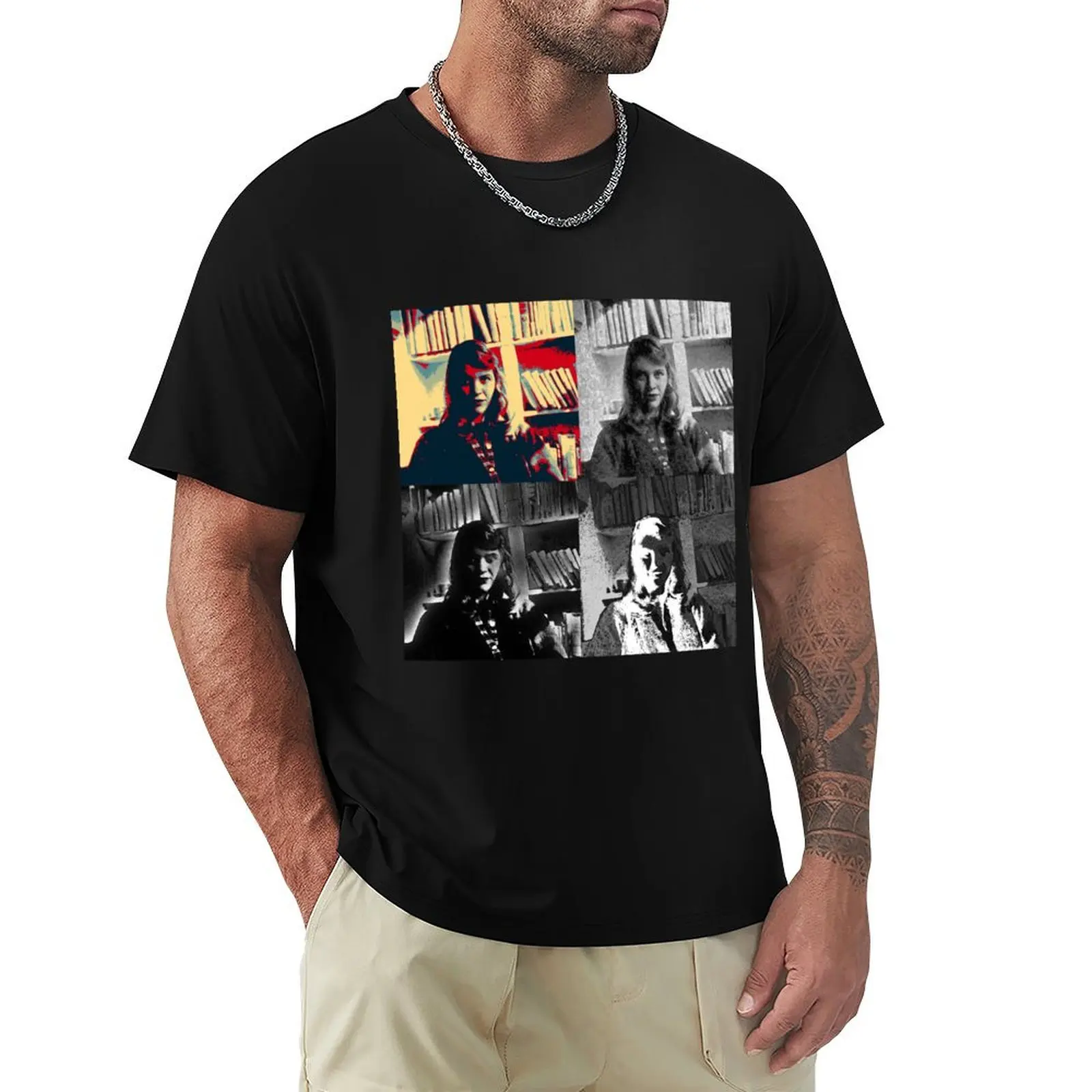 Sylvia Plath - #7 of #7 in a series T-Shirt Retro Graphic Print T-Shirt