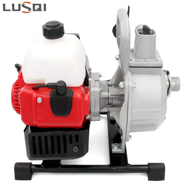 LUSQI 1E40F-6 1 Inch Gasoline Small Water Pump 2 Stroke Single Cylinder Petrol Engine For Field Irrigation Garden Watering