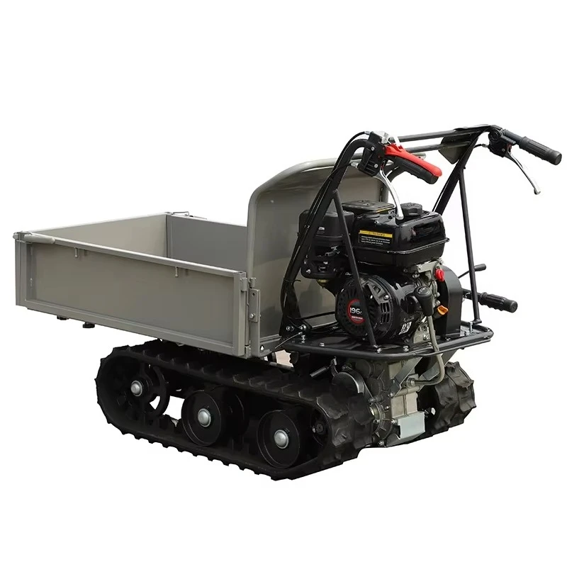 High Quality 300kg Handheld Crawler Transport Vehicle Low Price Dumper