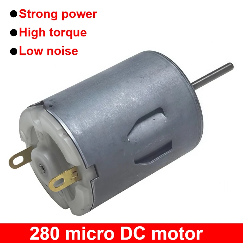 280 Micro Gear Garlic Puree Juicer Motor Operates at a High Speed of 6-24V and Has Strong Motor Power Electric Motor Accessory
