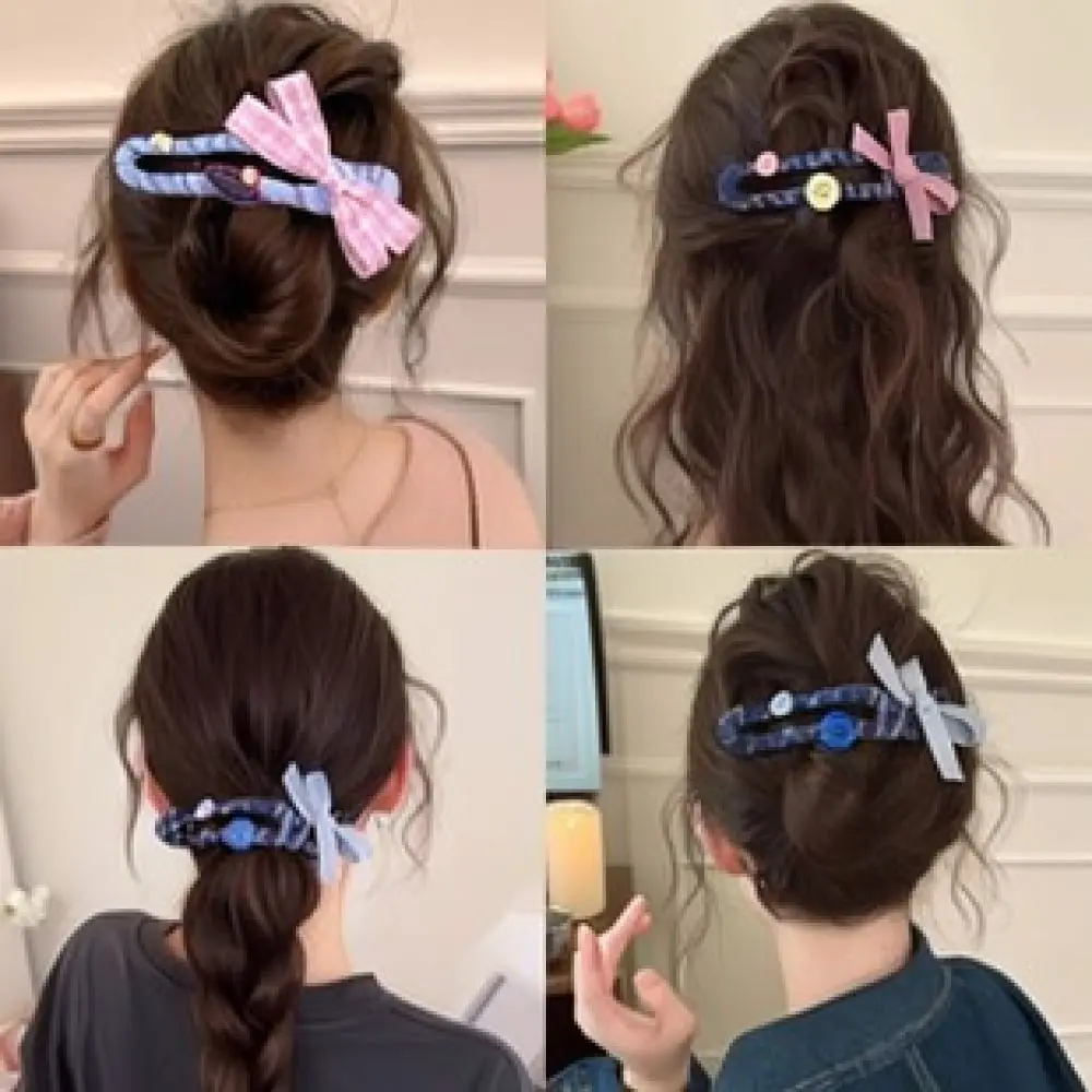 Luxury Large Satin Hair Claw Clip Vintage Shark Clip Decorative Hair Accessories For Women Elegant Updo Styling Headwear