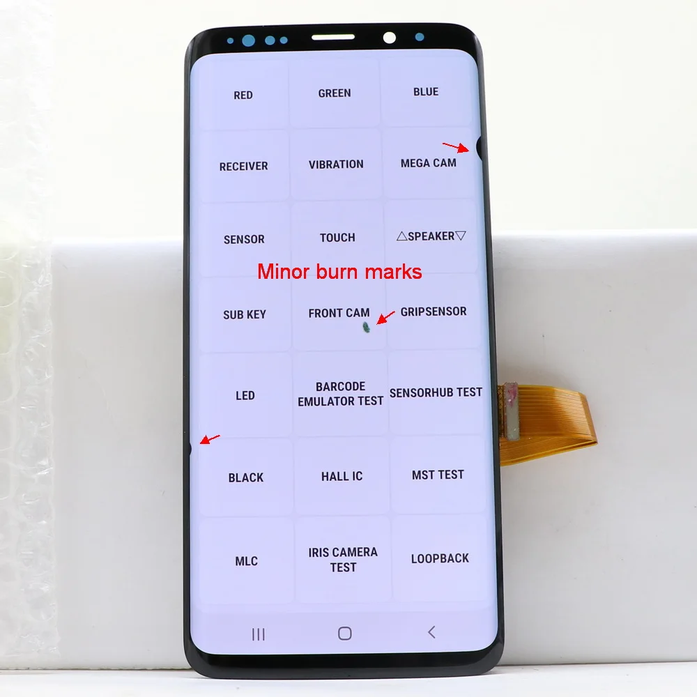 With defects  Amoled Lcd For Samsung Galaxy S9 Plus G965 G965F G965N Lcd Display Touch Screen Digitizer Assembly Replacement