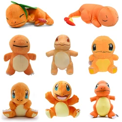 Pokemon Charmander Plushie Doll Soft Sleeping Charmander Peluche Stuffed Toy Anime Dragon Doll Gift