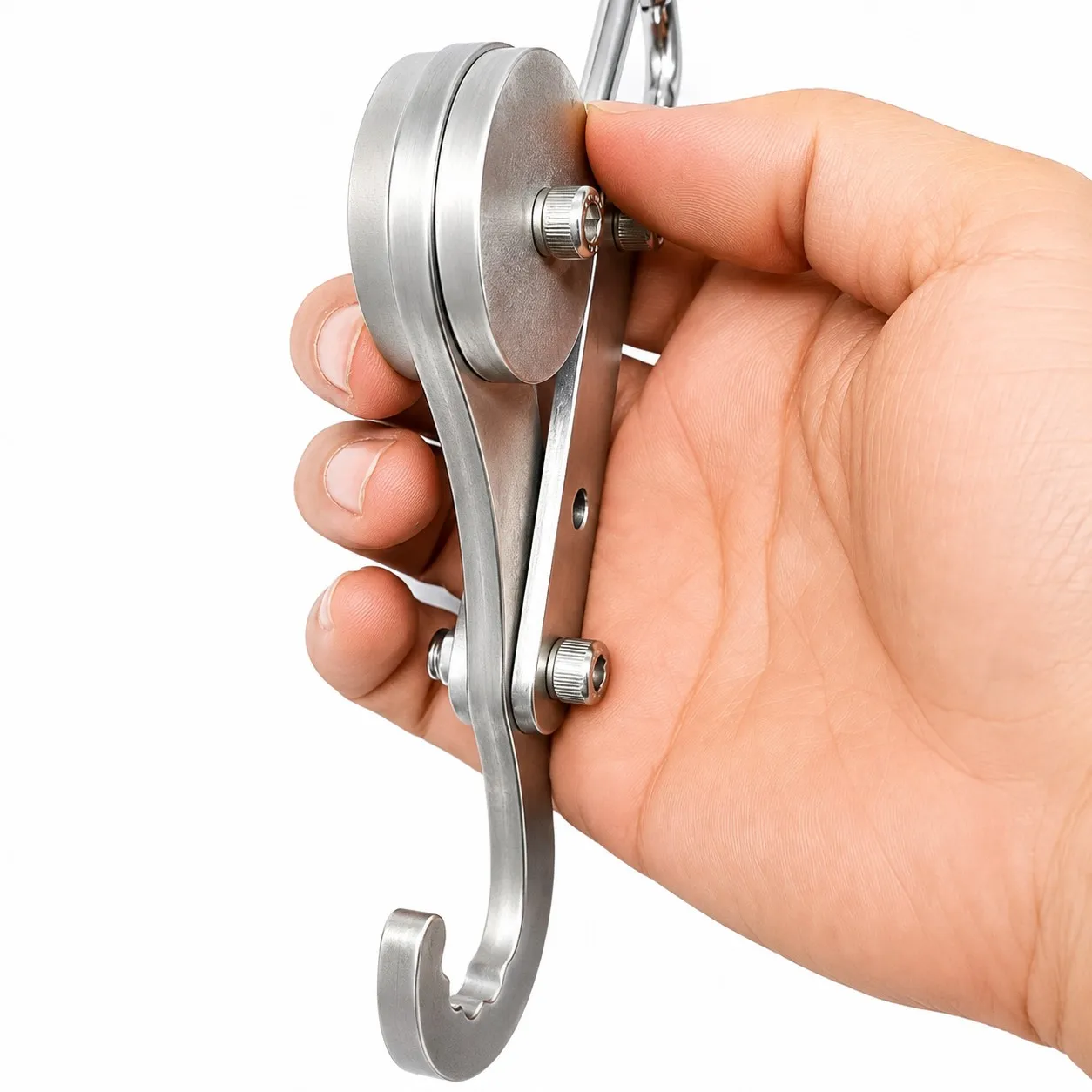1PCS Rope/Cable Lifting Hook Payload 200KG Stainless Steel Automatic Unhooking Gravity Hung Hook for DJI T60 RC Transport Drone