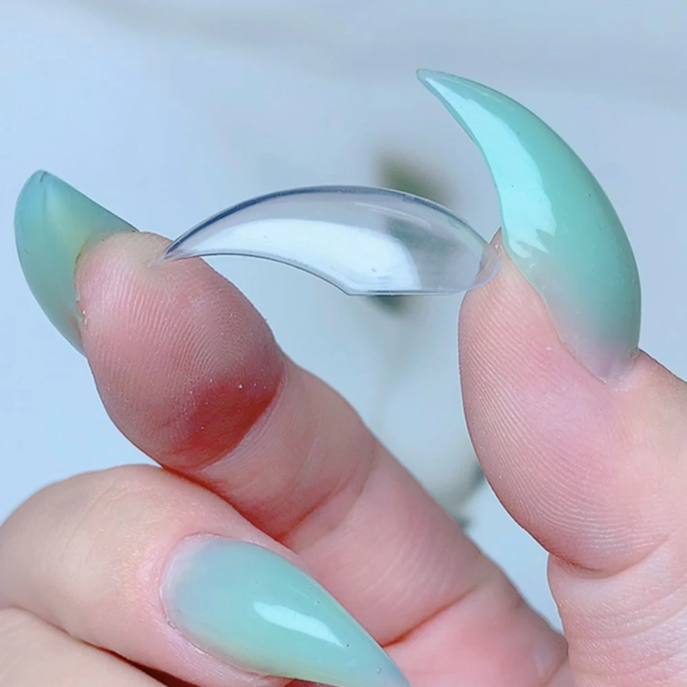 140pcs Mini 3d Cat Claw Dual Nail Form for Poly Gel Extension of 3D Eagle Claw Reusable Full Cover Molds Halloween Nail Design