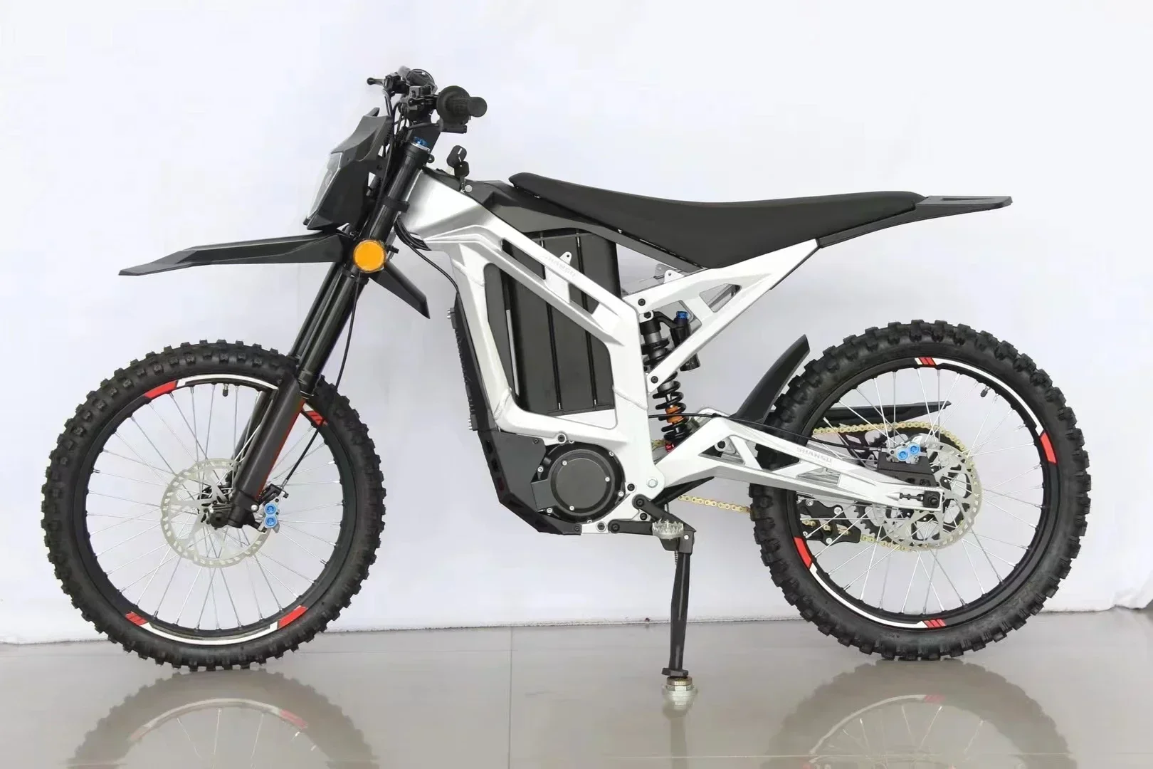 Electric Dirt Bike 6000W Intermediate Brushless Motor 72V 40AH 19 Inch Mountain Ebike Off-Road Motorcycle 85KM/H Full Suspension