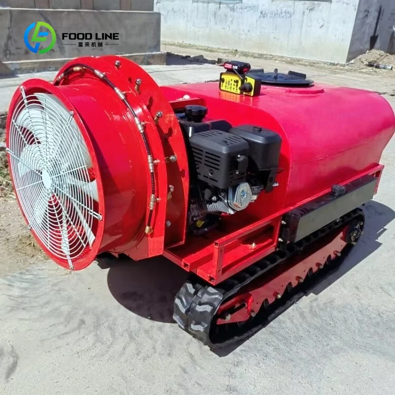 Customized 400L Crawler Tracked Agricultural Sprayer Remote Control Engine Driven Crop Protection Sprayer