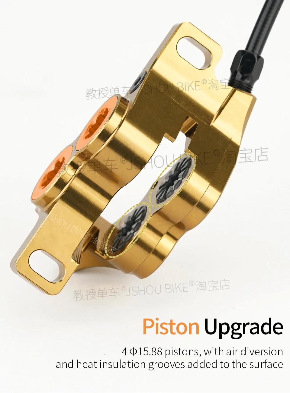 FROG WAKE FV4 RA Hydraulischer Bremshebel mit Verstellbarer Reichweite und Freier Hubanpassung, 6061 Al Mineralöl für MTB DH SUR-RON E-Bike – Detail 14