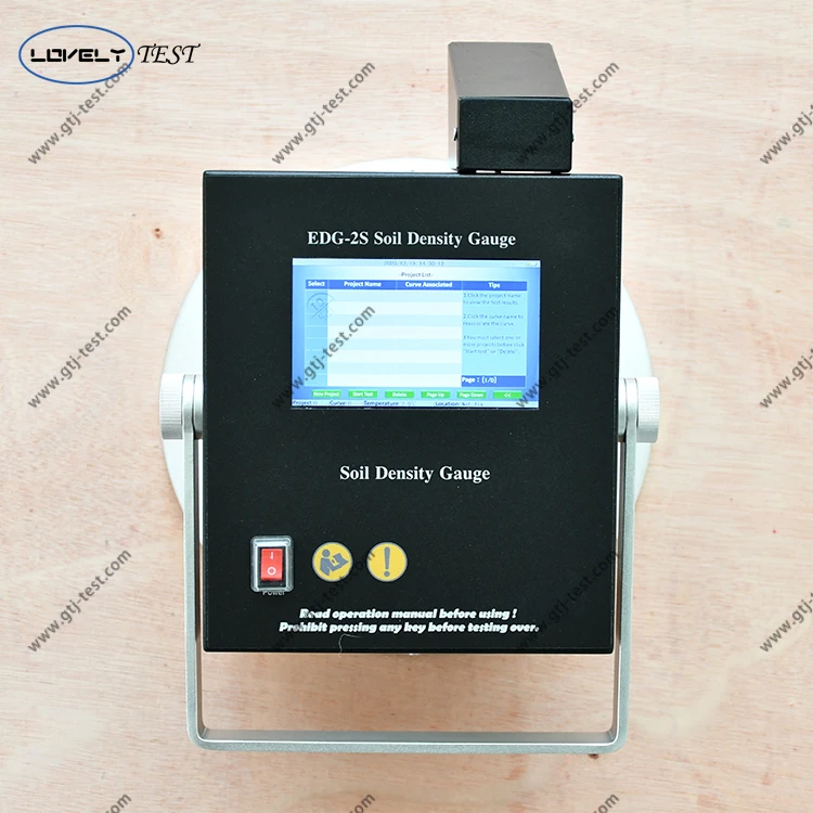 EDG-2S Touch Screen Soil Non-nuclear Density Gauge with GPS Function