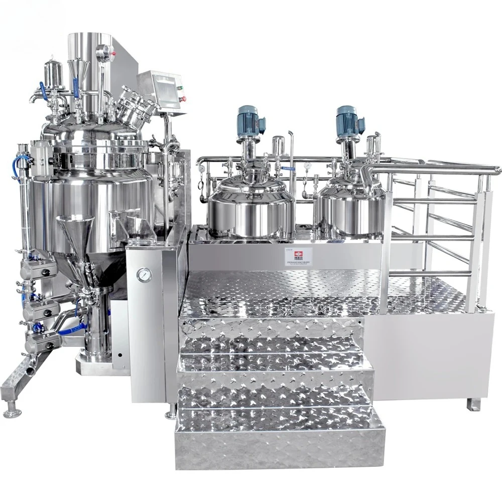 150L Germany Technology Bottom Homogenizing Double Directional Mixing Electric Heating Emulsifying Homogenizer