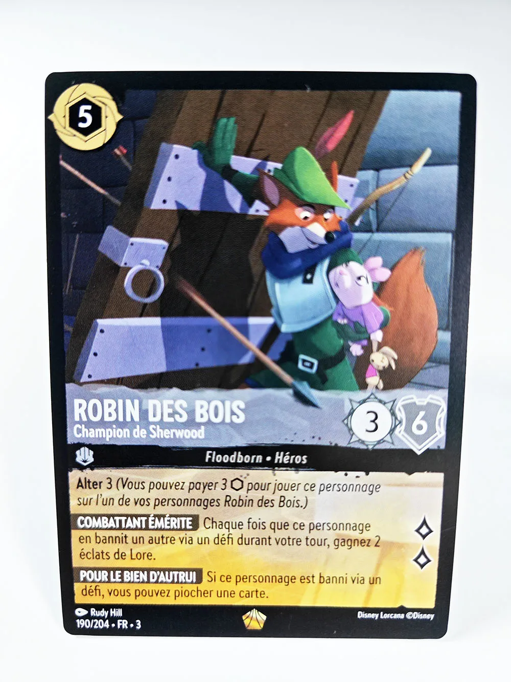 Lorcana Chapter 3 NoneFoil French Into the Inklands –jafar jim hawkins robin ursula sou fetiche TCG Game Cards Proxy