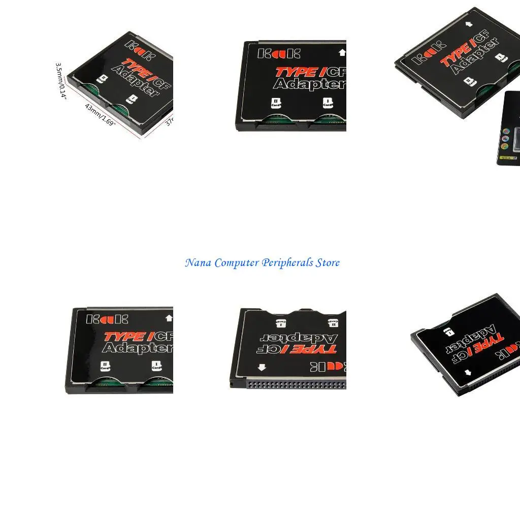

F68C обычно используется 2 порта SDHC TF to Type I Flash Compact Card Adapter Adapter Accessories Computer