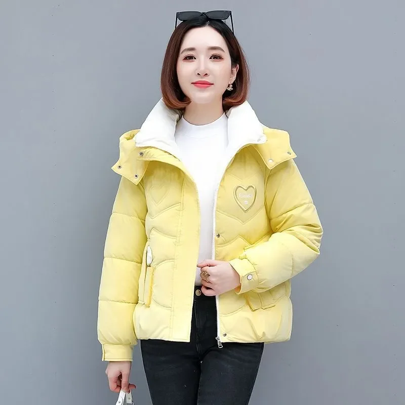 2024 NEW Down Cotton-Padded Coat Women Autumn Winter  Parkas Loose Warm Cotton Padded Jacket Hooded Outwear Ladies Fashion Tops