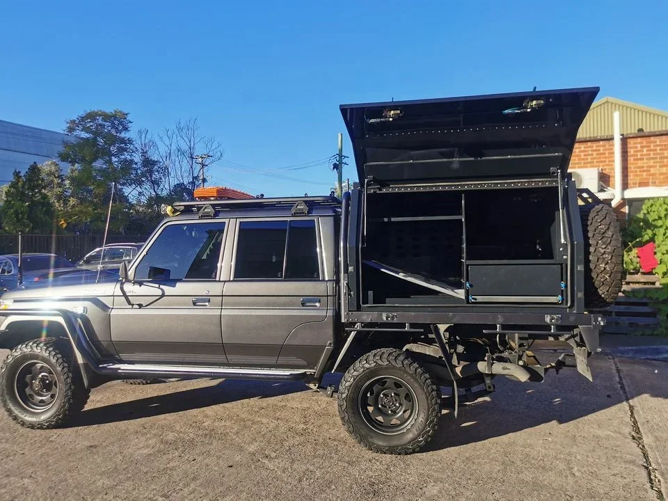 4x4 full aluminium ute tray canopies waterproof and dustproof toolbox with cheap price for sale custom