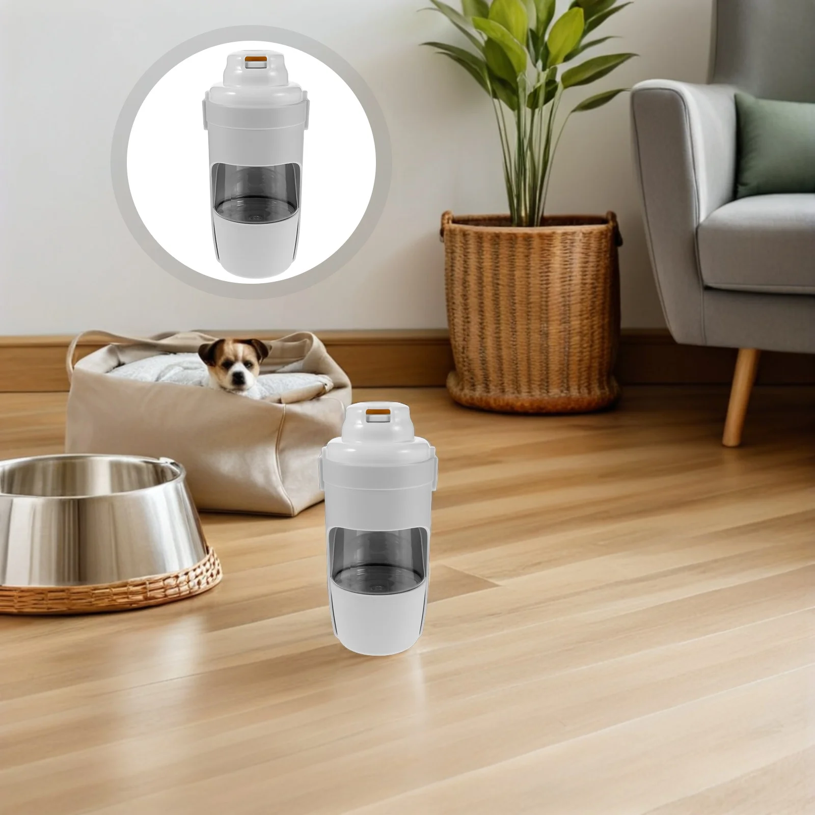 

Pet Water Bottle Portable Dog Drinking Cup Leak Proof Food Dispenser For Outdoor Travel Walking Hiking Small Pet Hydration