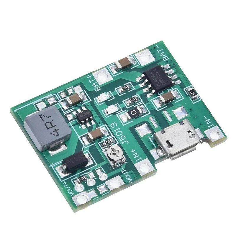 3.7V Tot 9V 5V Oplaadboost Ontlading Een Verstelbare 2a Multimeter Gemodificeerde 18650 Li-Ion Batterijmodule