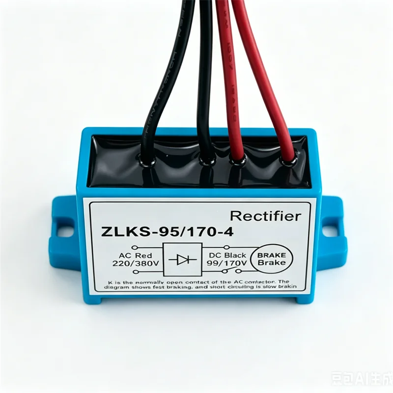 ZLKS-99/170-4 AC220/380V to DC99/170V Motor Brake Rectifier Module for Industrial Motor Brake Control