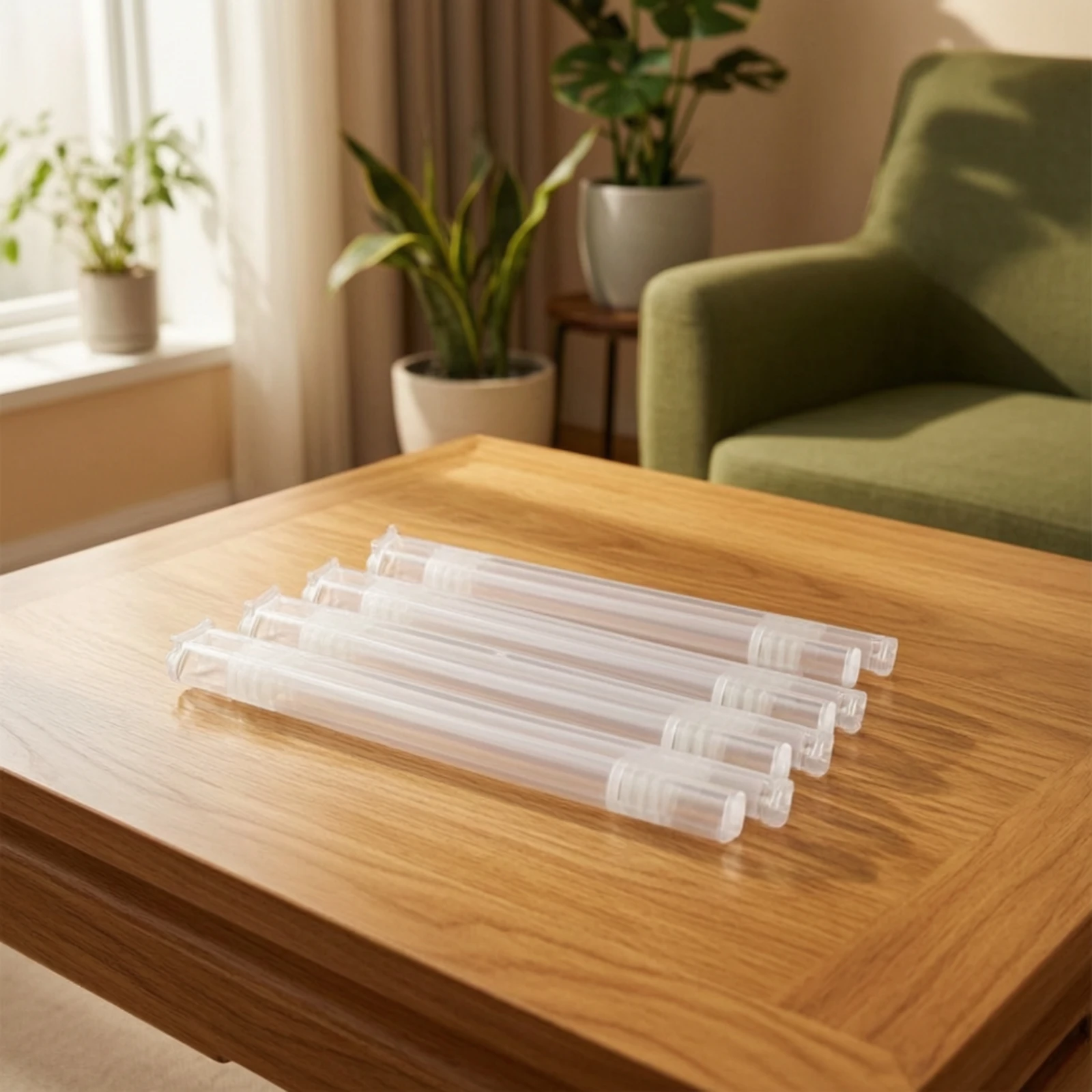 4 Pieces Clear Mahjong Rack with Built-in Pusher Lightweight 2-in-1 Mahjong Rack and Pusher Game Accessory Portable