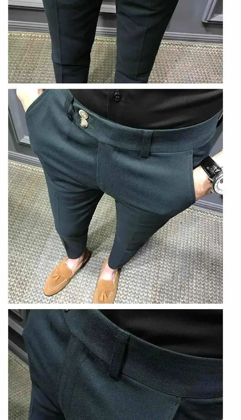 2026 Neue Frühling-Herbst Mode Herren Business-Hosen Männliche Lässige Gerade Hosen S31 Herren Anzughosen – Detail 11