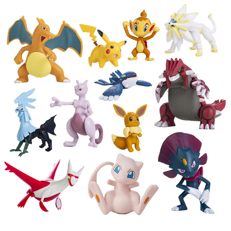Pokemon Figuren Zeichentrickfilm Anime Figur Mewtwo Charizard Latios Gengar Taschenmonster Actionfiguren Modell Geschenke
