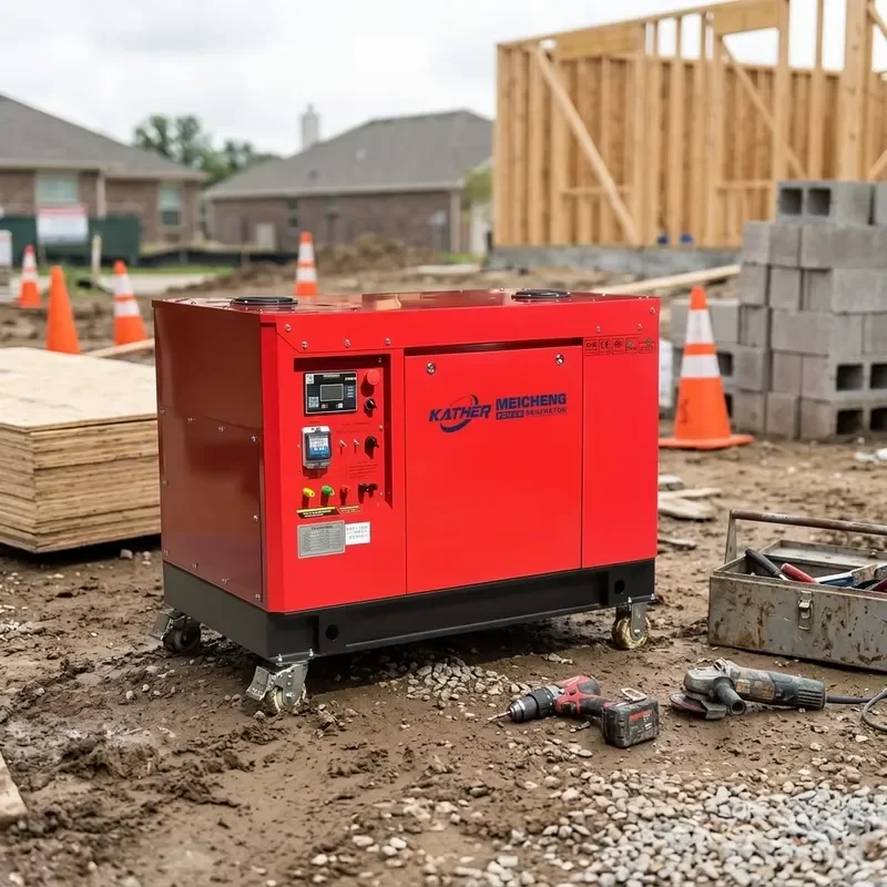5kVA 8kVA 10kVA 12kVA 15kVA 20kVA Air Cooling Silent Generator Set 12/24V Electric Start LPG/Biogas Generador