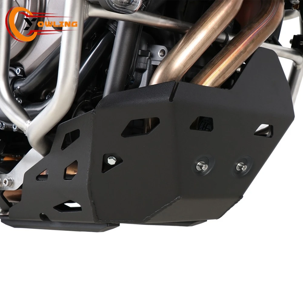 For Yamaha Tenere 700 T7 Rally 2019 2020 2021 Engine Guard Cover Chassis Protector ALUMINIUM Skid Plate Foot Rests Bash Frame