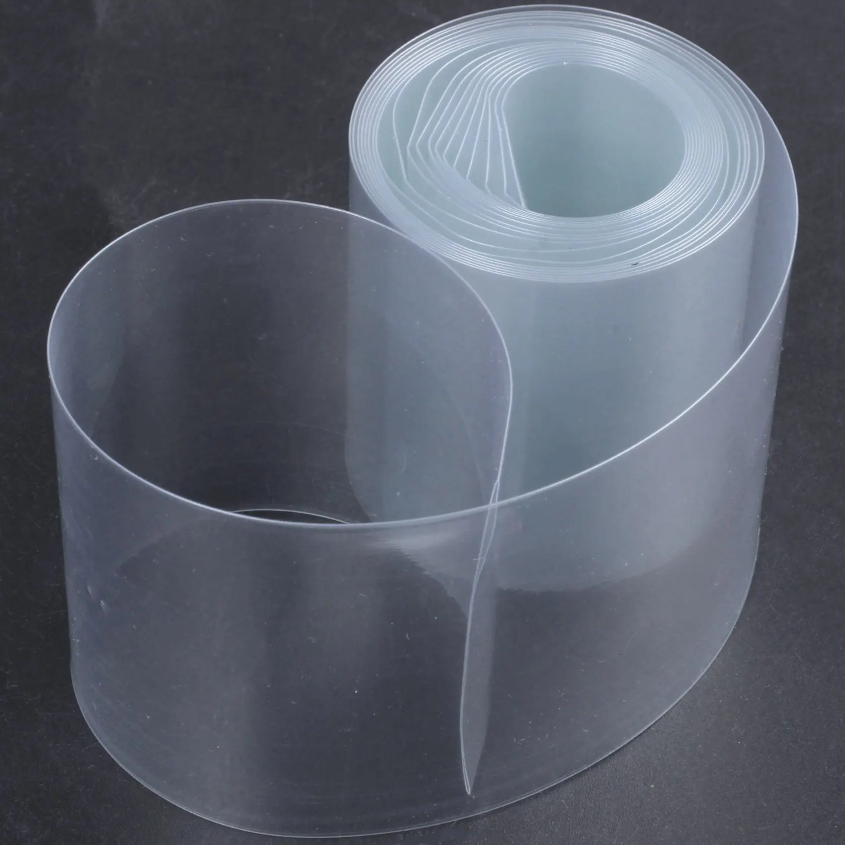 ABVT-2 Stück 2 m, 43 mm, 27 mm Durchmesser, PVC-Schrumpfschlauch, transparent, für 1 x 26650-Batterie