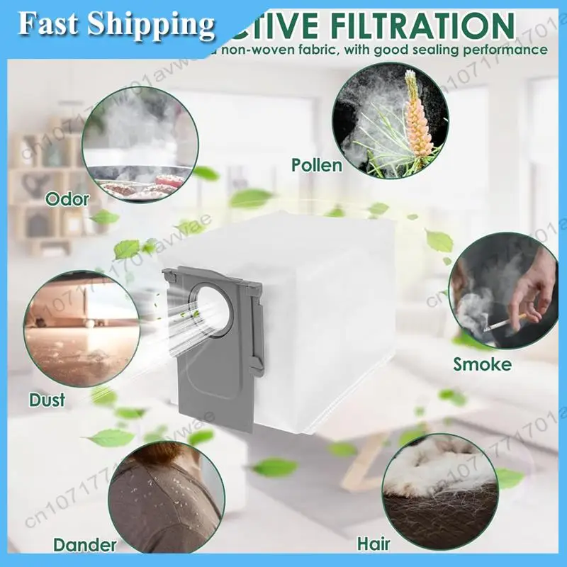

Best Pick Hepa Filter Brush Mop Cloth Dust Bag For Roborock Saros 10R/G20S Ultra Spare Parts Accessories