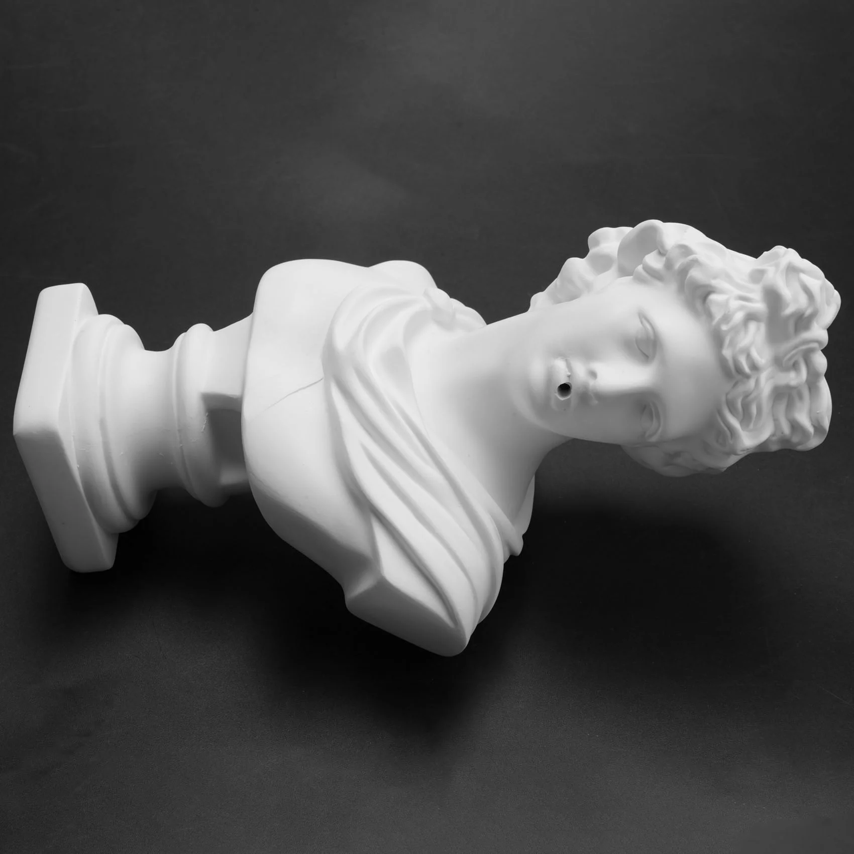 ABVC 1Pcs Classic Busts Statue Greek Mythology Figurine Bubble David Portrait Sculpture Resin Practice Craft Sculpture