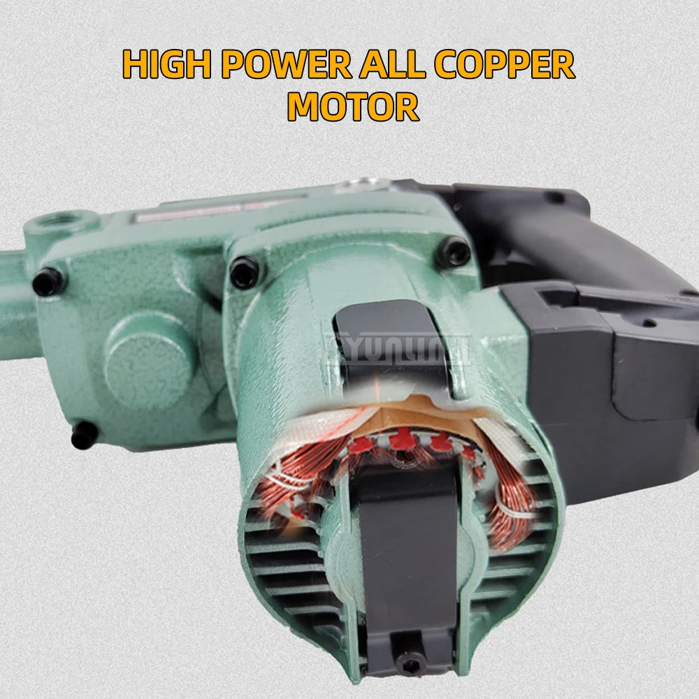 Pico eléctrico, martillo eléctrico ligero de alta potencia, pico eléctrico, pico triturador de doble propósito, taladro eléctrico de impacto