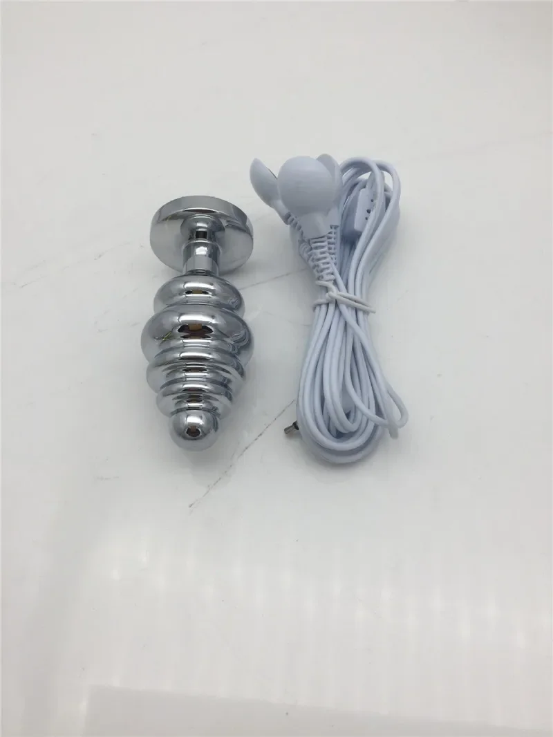 Electric Shock Anal Plug para Mulheres, Produtos Sexuais, Brinquedos Eróticos, Massagem por Pulso, Acessório de Paquera, Estimulação Múltipla, Corpo